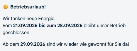 Urlaub